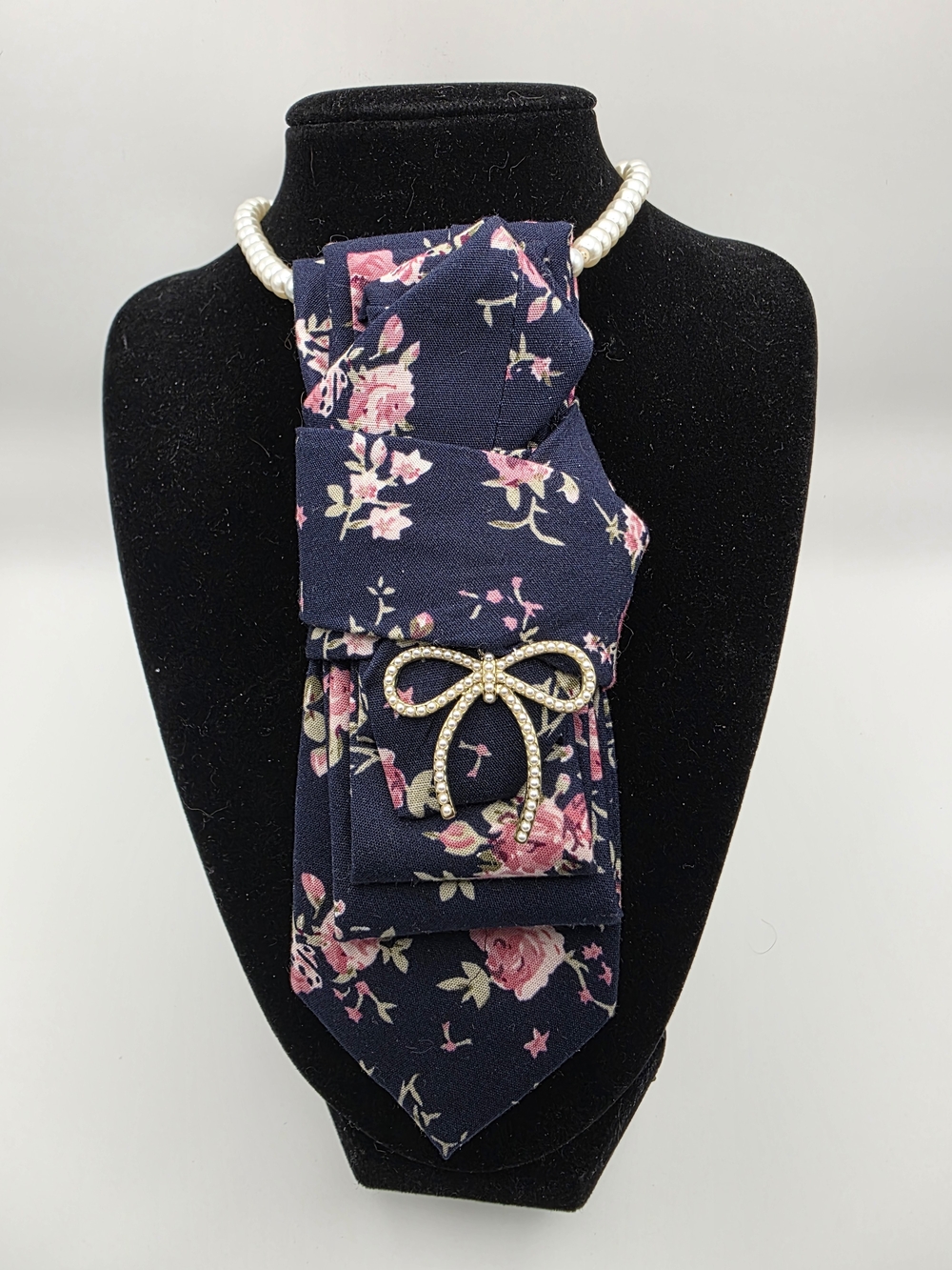 Tie Necklace | Floral Print